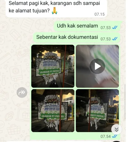 Pengiriman Papan Bunga Selamat Venue Pernikahan Pantai Anyer