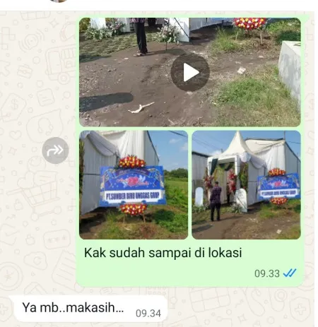 Pengiriman Karangan Bunga Venue Pernikahan Pantai Anyer