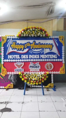 Papan Bunga di Venue Pernikahan Pantai Anyer